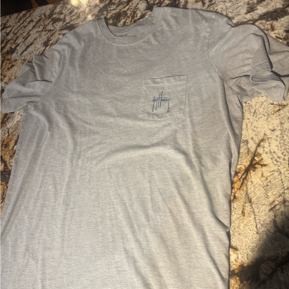 Guy Harvey Light Gray Short Sleeve Tee
